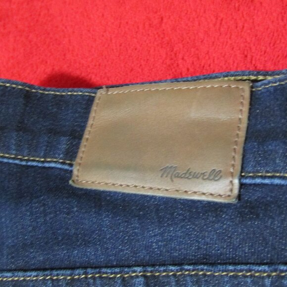 Madewell 9" High Rise Skinny Dark Wash Jeans - Picture 3 of 8